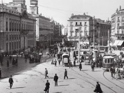 La Puerta del Sol, en 1906. 