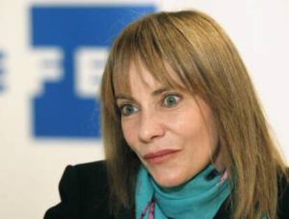 La presidenta de Microsoft en España, María Garaña, durante una entrevista. EFE/Archivo