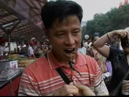 El escorpión rebozado, uno de los platos estrella en China