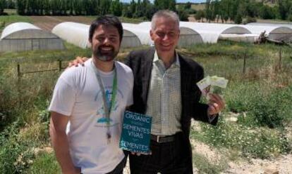 Paulo Martinho y Stefan Doevlin, de Sementes Vivas.