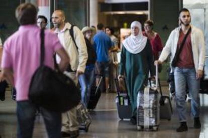 Llegada de turistas al Aeropuerto de Mlaga. EFE/Archivo