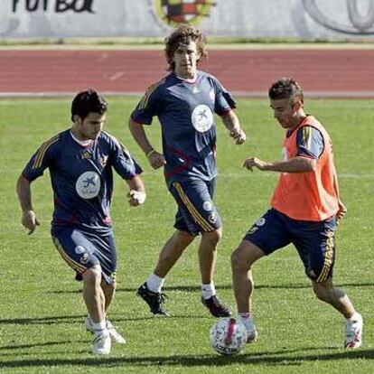 Michael Laudrup, ayer en Getafe.