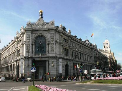 Sede del Banco de Espa&ntilde;a, en Madrid.