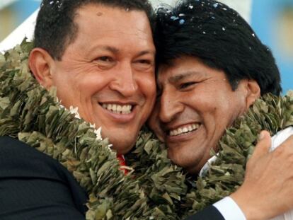 Chávez y Morales en 2006.