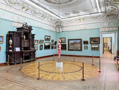 Una sala del Museo de Bellas Artes de Odesa, en una imagen de archivo.