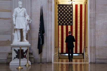 La Rotonda del Capitolio, en Washington, este jueves.