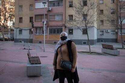 Bahija Ez Zyyany, convertida en activista después de que su piso de Badalona sufriera un incendio. Foto: Massimiliano Minocri