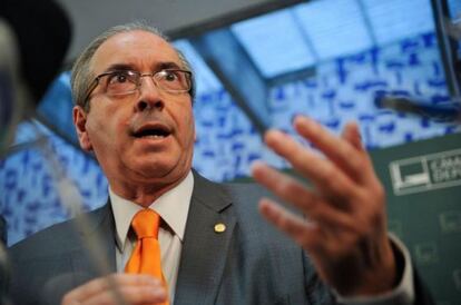 O presidente da C&acirc;mara, Eduardo Cunha. 