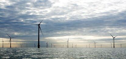 El parque eólico de Vattenfall, en Reino Unido.