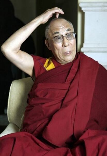 El Dalai Lama durante su visita a Beverly Hills, California, el sábado 20 de febrero de 2010