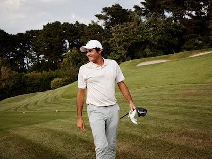 El golfista Eugenio López Chacarra, de 22 años, fotografiado este verano en Santander.