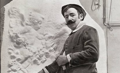 El escultor valenciano Mariano Benlliure y Gil, en una foto sin fecha.