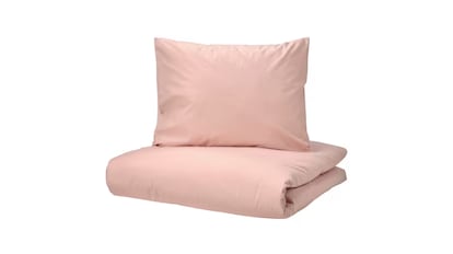 Funda nórdica+2 fundas almohada, rosa oscuro/rosa claro, 240x220/50x60 cm