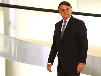 Jair Bolsonaro participa de cerimônia de lançamento de programa de qualificação do atendimento de agentes comunitários de saúde, o "Saúde com Agente", em dezembro de 2020.