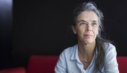 La traductora literaria Anna Casassas, el pasado viernes en Barcelona.
