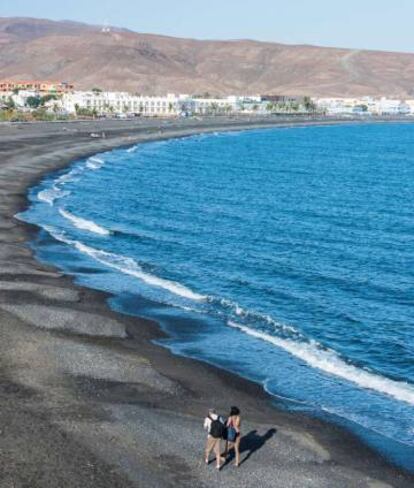 La playa de Tarajalejo, en Tuineje (Fuerteventura).