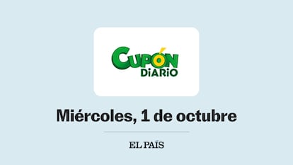 Cupón Diario de la ONCE comprobar sorteo del miércoles 1 de octubre de 2025