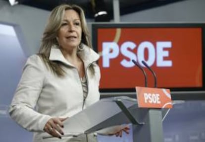 La secretaria de Política Social del PSOE, Trinidad Jiménez. EFE/Archivo