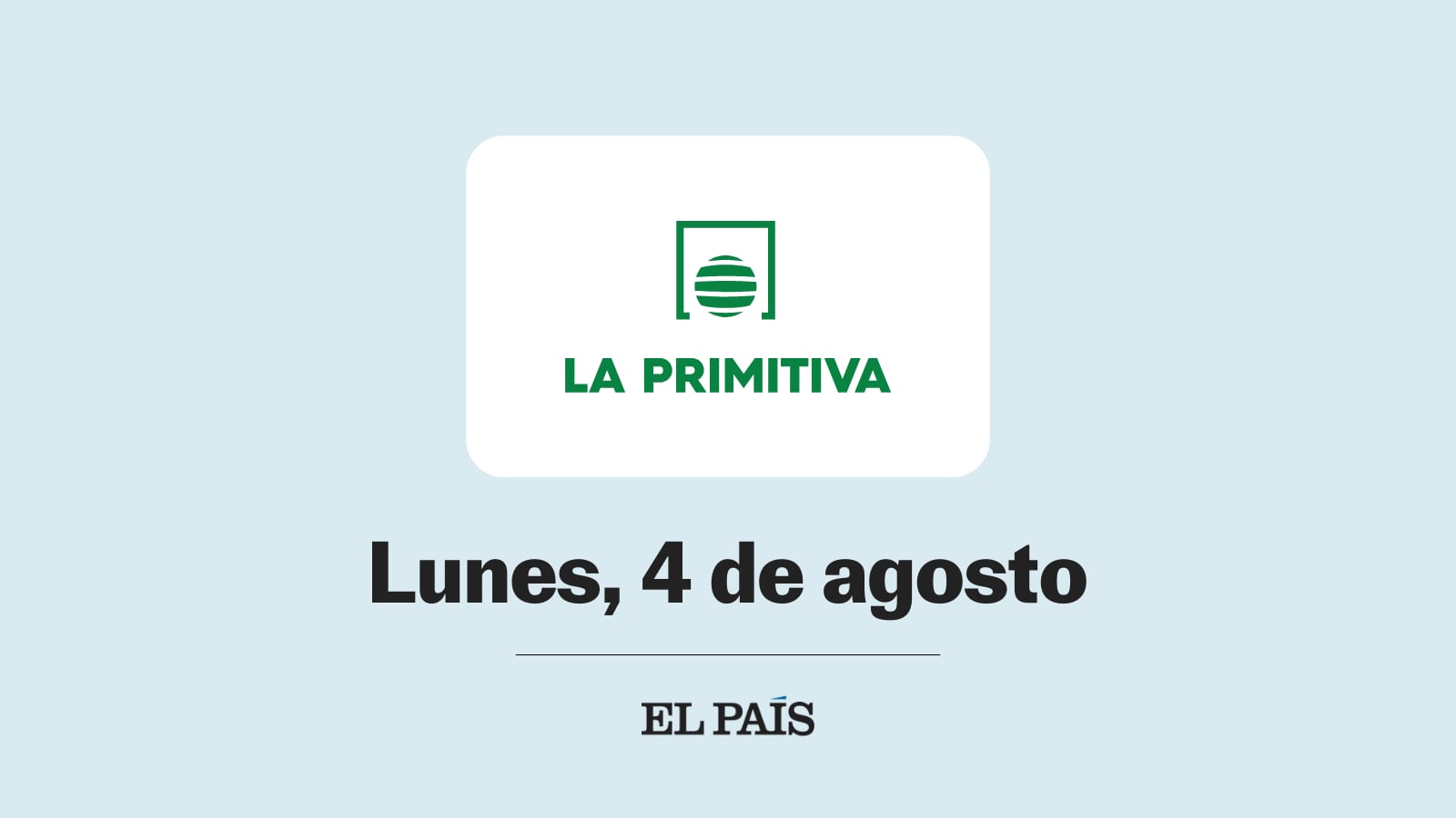 La Primitiva: comprobar sorteo del lunes 4 de agosto