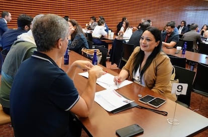 Una de las emprendedoras latinas que participó en el Latino Business Action Network.