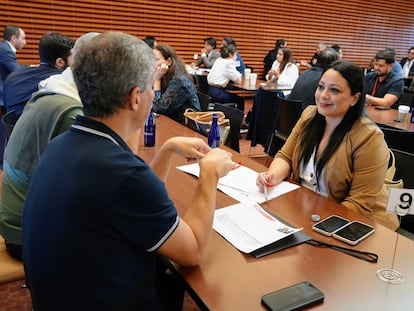 Una de las emprendedoras latinas que participó en el Latino Business Action Network.