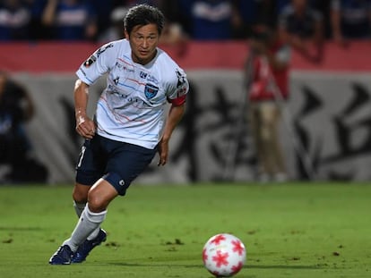 Kazuyoshi Miura en un partido del pasado mes de agosto. 