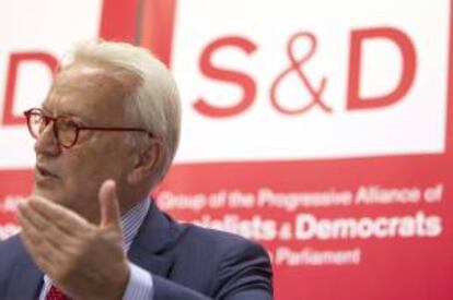 El presidente de los socialdemócratas en el Parlamento Europeo, Hannes Swoboda. EFE/Archivo