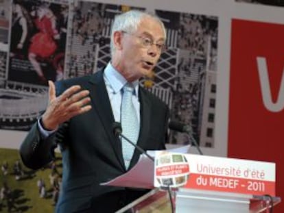 El presidente de la UE, Herman Van Rompuy.