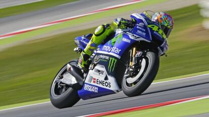 Valentino Rossi en el GP de San Marino. 