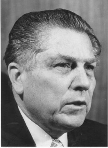 Jimmy Hoffa, en 1975.