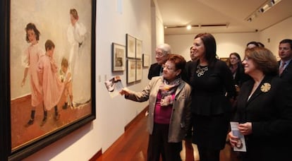 Exposición de obras de Sorolla en el Mubag de Alicante.