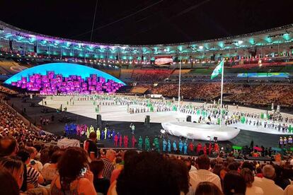 Otra instantánea filtrada de los ensayos de la gala de inauguración.