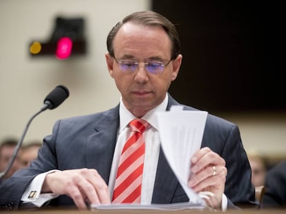 Rod Rosenstein, el 28 de junio en el Capitolio