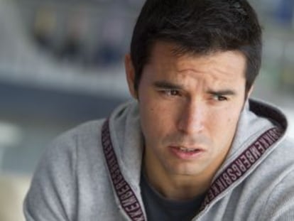 Saviola, durante la entrevista.