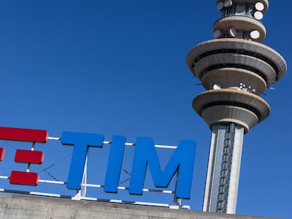 La sede de TIm en Milán, Italia.