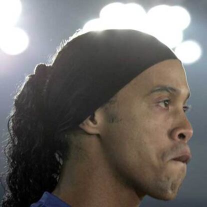 Ronaldinho, durante el Mundial de Clubes en Japón.