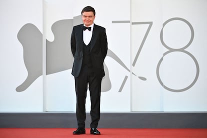 Jan P. Matuszynski, antes de la proyección de gala de su filme en Venecia.