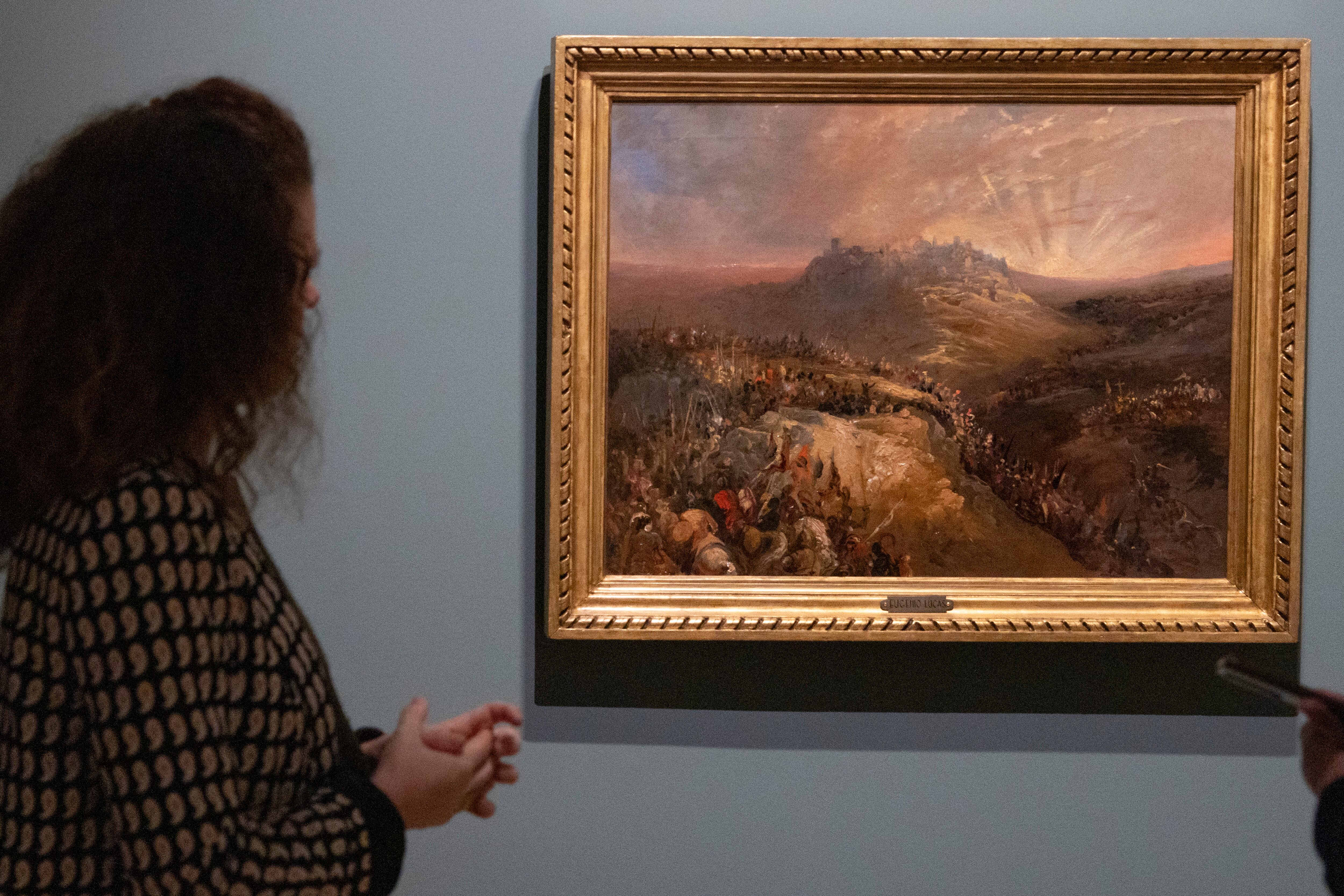 'Los cruzados ante Jerusalén', de Eugenio Lucas Velázquez, presente en la exposición 'Visionarios Románticos' en el Stavanger Art Museum.