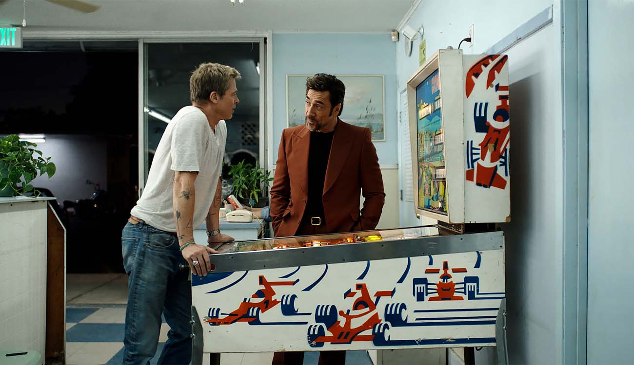 Brad Pitt y Javier Bardem en F1: La película de Apple TV