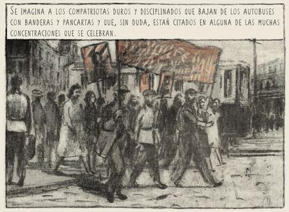 Interior del cómic 'Lubianka', de Felipe Hernández Cava y Pablo Auladell.