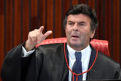 O presidente do Supremo, Luiz Fux.