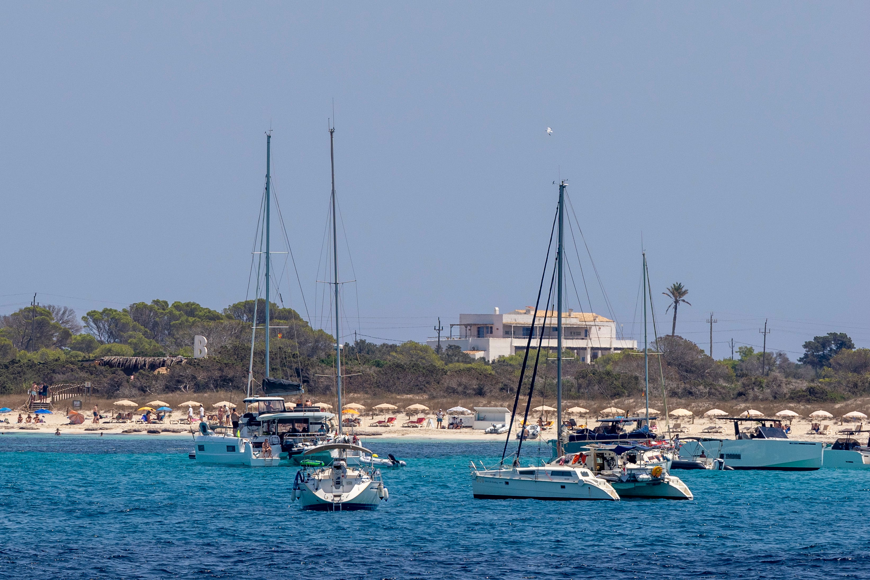 Playa de Es Cavall den Borràs, en Formentera.