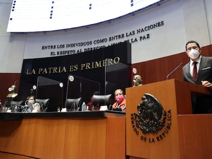 Una sesión del Senado, en diciembre de 2020.