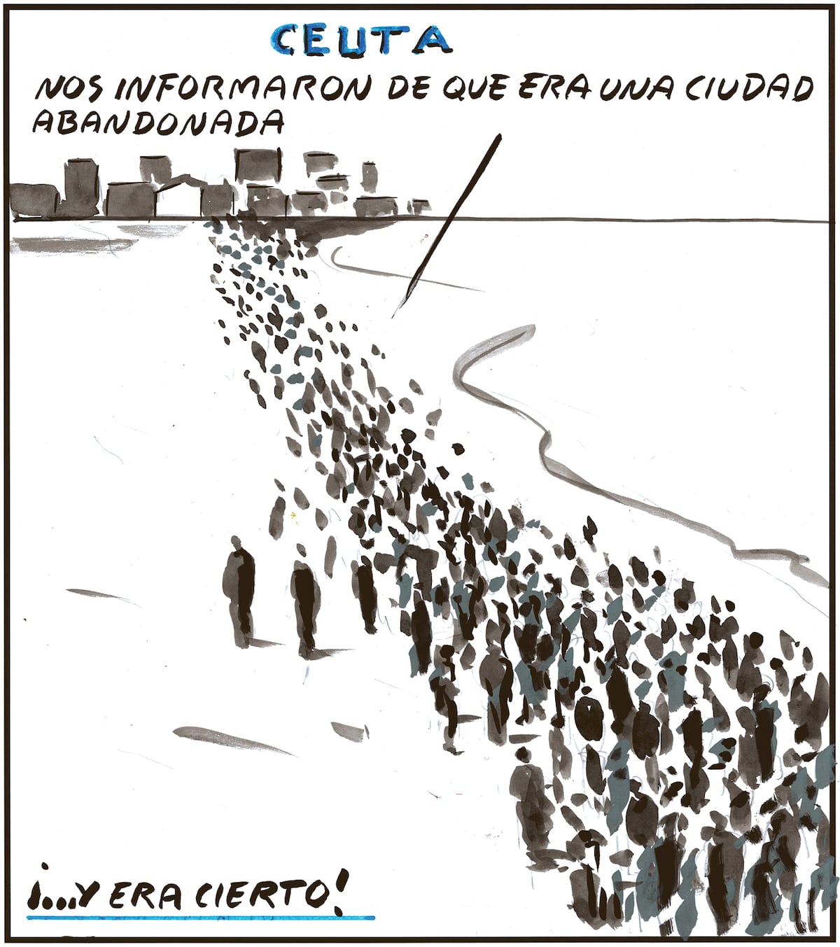 El Roto: Ceuta, ciudad abandonada