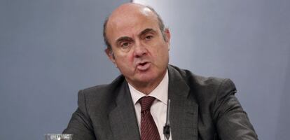 El ministro de Economía, Industria y Competitividad, Luis de Guindos.