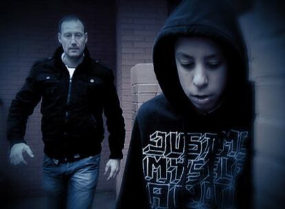Pedro Garc¨ªa y uno de los j¨®venes con problemas de <i>Hermano mayor.</i>