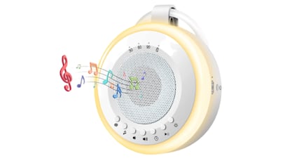 Dispositivo con 20 sonidos relajantes de ruido blanco para dormir al bebé