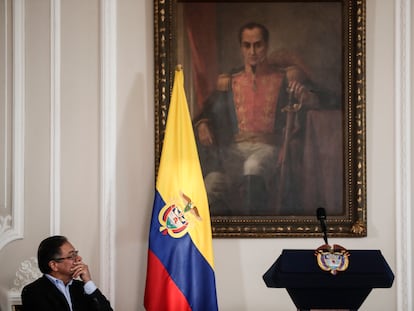 Gustavo Petro, en el Palacio de Nariño, en Bogotá, el 15 de noviembre de 2022.