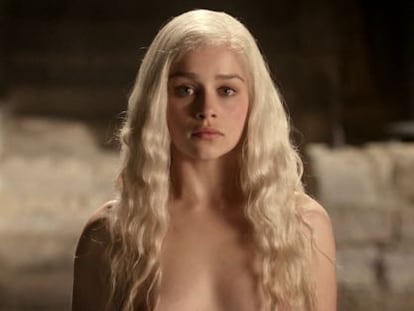 Emilia Clarke interpreta a la princesa Daenerys Targaryen en &#039;Juego de tronos&#039;