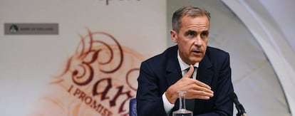 El gobernador del Banco de Inglaterra, Mark Carney